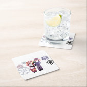 Valentine joy kartonnen onderzetters (Insitu)