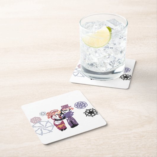 Valentine joy kartonnen onderzetters (Insitu)