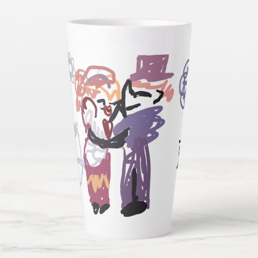 Valentine joy latte mok (Voorkant)