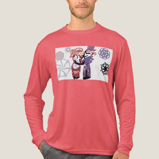 Valentine joy Tri-Blend shirt (Voorkant volledig)