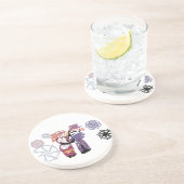 Valentine joy zandsteen onderzetter (Zijkant)