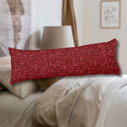 Valentine Klassieke Trendy Rode Glitters Lichaamskussen