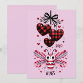 VALENTINE KNUFFELBUG KNUFFELS KAART (Voorkant / Achterkant)