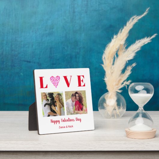 Valentine Liefdesscript Foto's Hart Sieradentray Fotoplaat (Insitu)