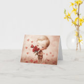 Valentine lieve 2 kaart (Gele Bloem)