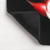 Valentine Lips Kisses Valentines Funny Candy Cane  Muismat (Hoek)