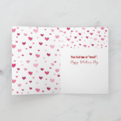 Valentine Lipstick Kisses On a Golden Retriever Kaart (Binnen)