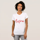 Valentine Love Bow T-shirt (Voorkant volledig)