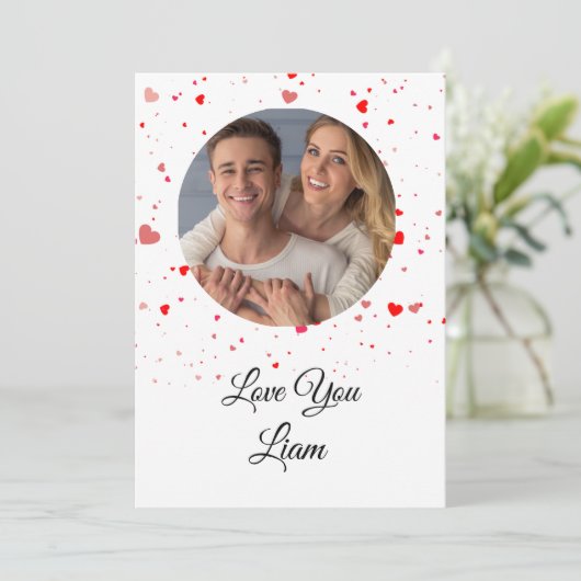 Valentine Love Card | Romantic for Him & Her (Staand voorkant)