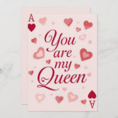 Valentine Love Card | Romantic for Him & Her Bedankkaart (Voorkant / Achterkant)