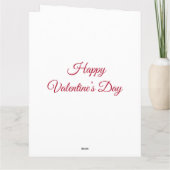 Valentine Love Card | Romantic for Him & Her Bedankkaart (Achterkant)