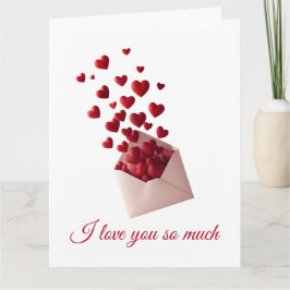 Valentine Love Card | Romantic for Him & Her Bedankkaart