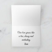 Valentine Love Card | Romantic for Him & Her Bedankkaart (Binnen)