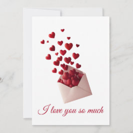 Valentine Love Card | Romantic for Him & Her Bedankkaart