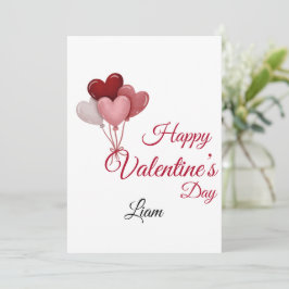 Valentine Love Card | Romantic for Him & Her Bedankkaart