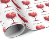 Valentine Love Card | Romantic for Him & Her Cadeaupapier (Rol Hoek)