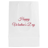 Valentine Love Card | Romantic for Him & Her Medium Cadeauzakje (Achterkant)