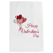 Valentine Love Card | Romantic for Him & Her Medium Cadeauzakje (Voorkant)
