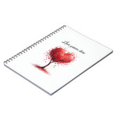 Valentine Love Card | Romantic for Him & Her Notitieboek (Linkerzijde)