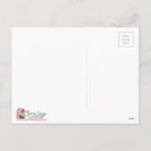 Valentine Love Music Girl | Postcard Feestdagenkaart (Achterkant)