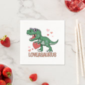 Valentine Loveasaurus Servet (Insitu)