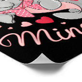 Valentine Manatee Cute Animal Hearts Will You Be M Poster (Hoek)