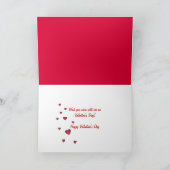 Valentine Miss You message Feestdagen Kaart (Binnen)