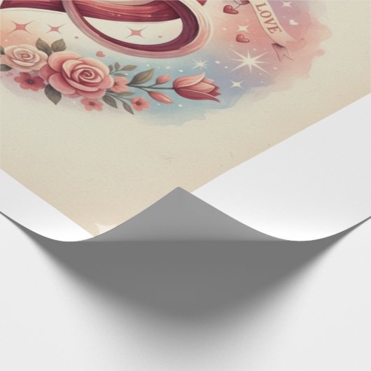 valentine mug set cadeaupapier (Hoek)