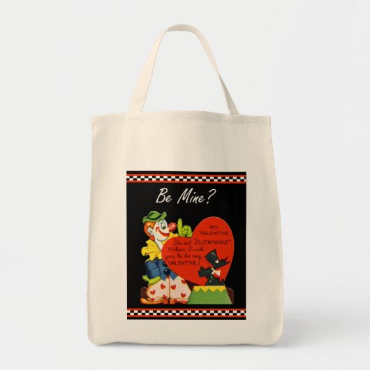 Valentine Not Clowning Around Scottish Terrier Tote Bag (Voorkant)