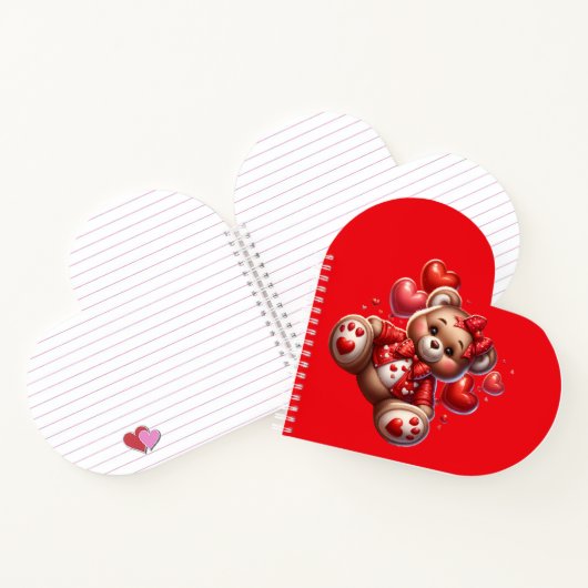 Valentine Notebook Notitieboek (Binnen)