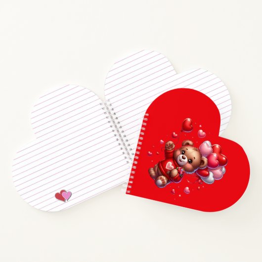 Valentine Notebook Notitieboek (Binnen)