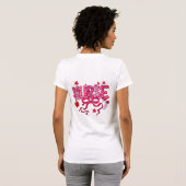 Valentine Nurse PNG Sublimation Design T-shirt (Achterkant volledig)
