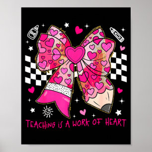 Valentine Onderwijs Is Een Werk Van Hart Potlood B Poster
