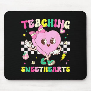 Valentine Onderwijs Zoeteliefjes Zes Zeven Hart 6  Muismat