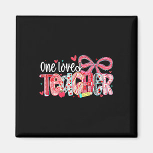 Valentine One Geliefde Leraar Hart Coquette Strik Magneet