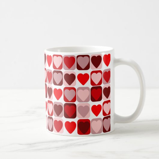 Valentine Patchwork Koffiemok (Rechts)