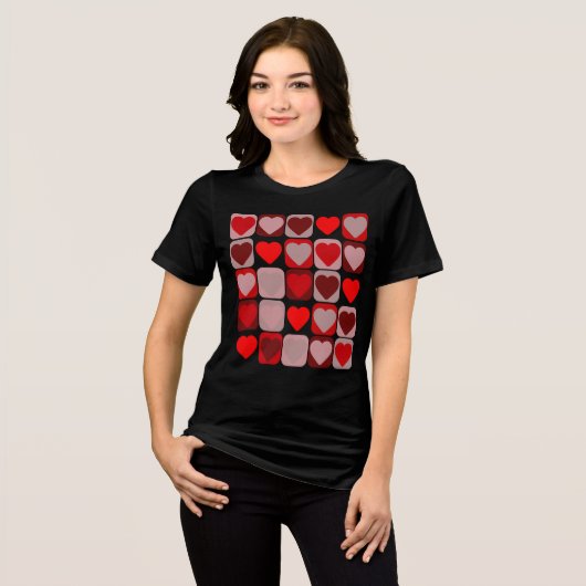 Valentine Patchwork T-Shirt (Voorkant volledig)