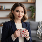 Valentine Pattern Koffiemok