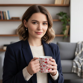 Valentine Pattern Koffiemok