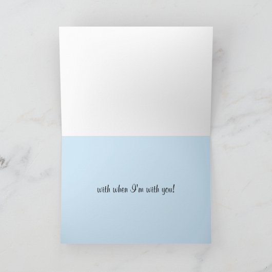 Valentine Pig Personalized Card Feestdagen Kaart (Binnen)