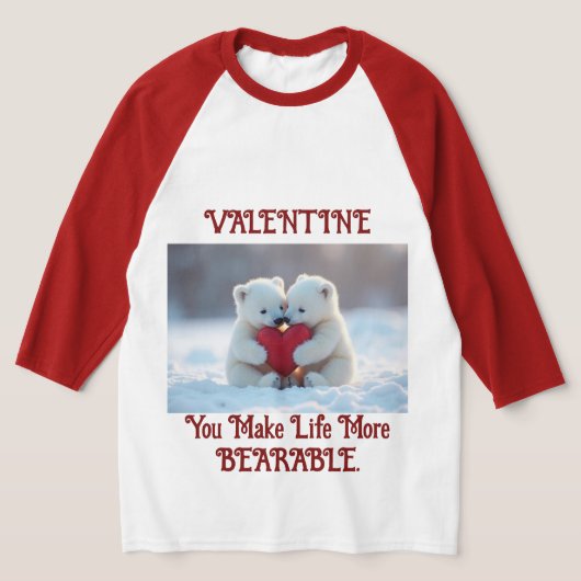 Valentine Polar Bear Cubs T-Shirt (Laagn)
