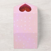 Valentine postcard all in one uitnodiging (Buitenkant)