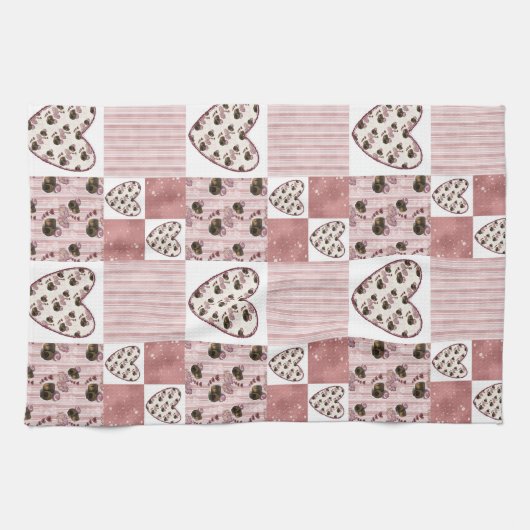 Valentine Quilt Kitchen Towels Theedoek (Horizontaal)