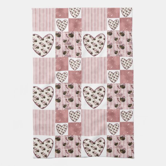 Valentine Quilt Kitchen Towels Theedoek (Verticaal)