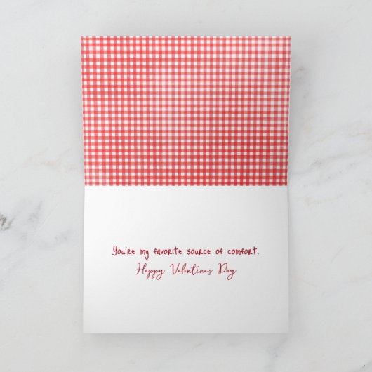 Valentine Rag Doll and Teddy Bear Hugging Kaart (Binnen)