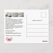 Valentine Real Estate Open Huis Uitnodiging (Achterkant)