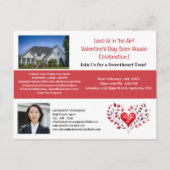 Valentine Real Estate Open Huis Uitnodiging (Voorkant)