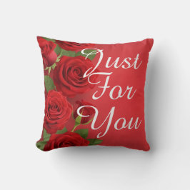valentine red rose background romantic design kussen