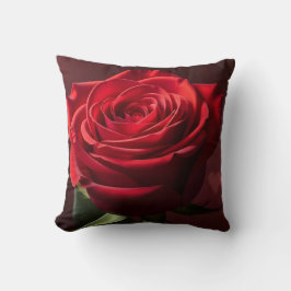 valentine red rose background romantic kussen