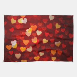 Valentine Romantic Heart Pattern  Theedoek